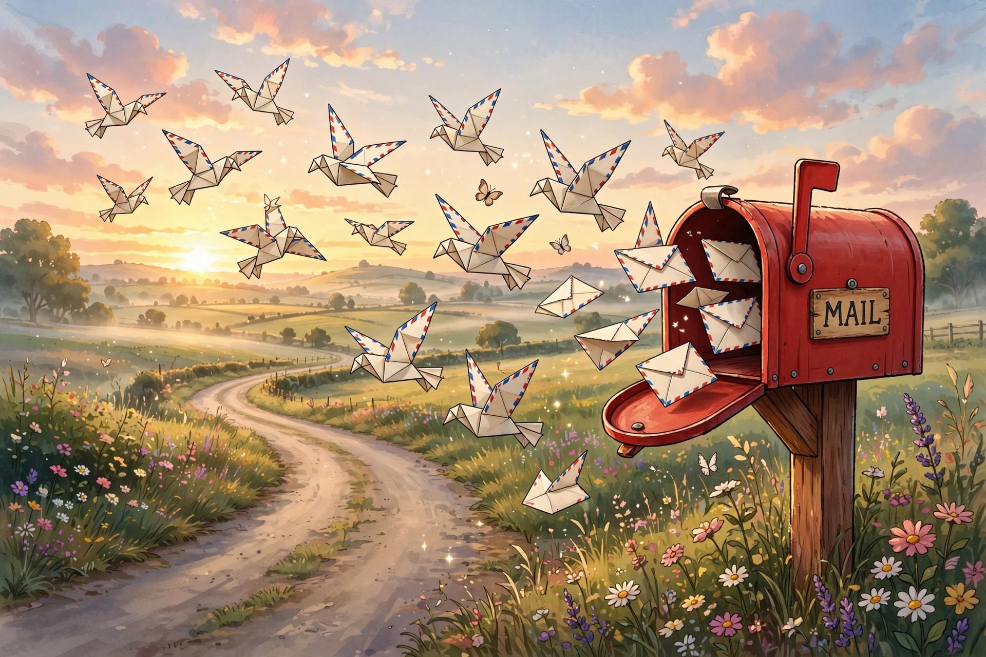 Letters Taking Flight