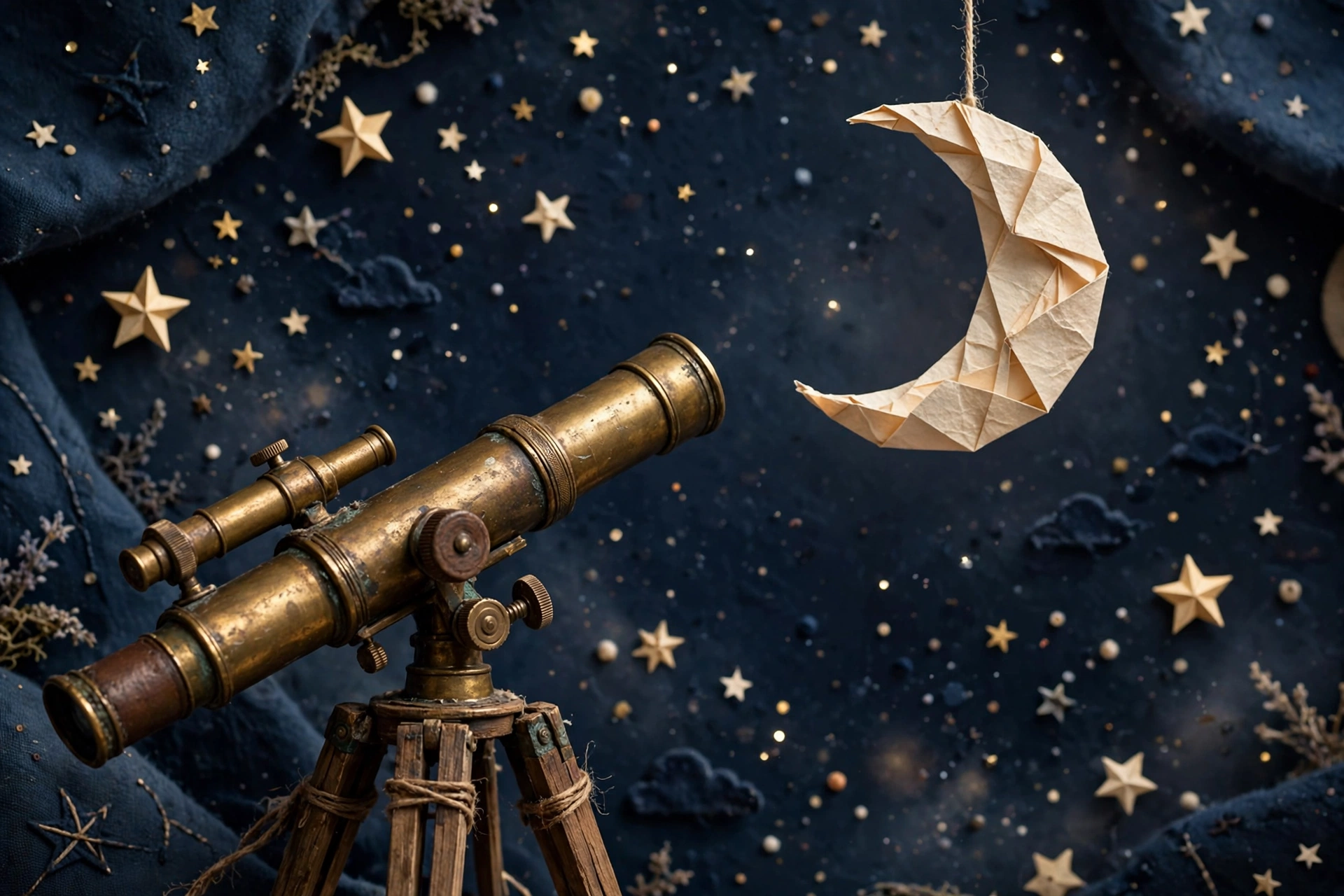 Telescope and Paper Moon