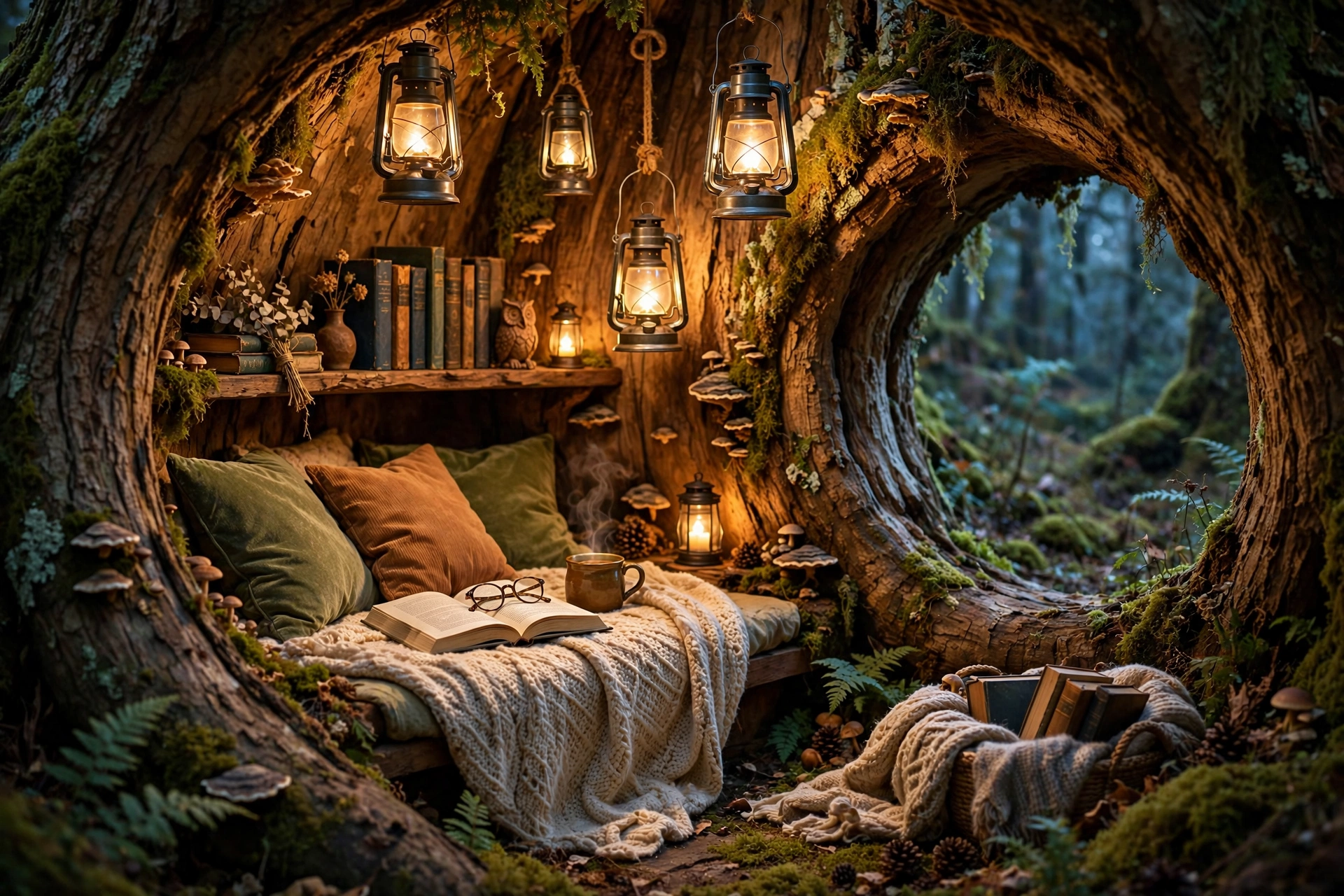 Hollow Tree Reading Nook