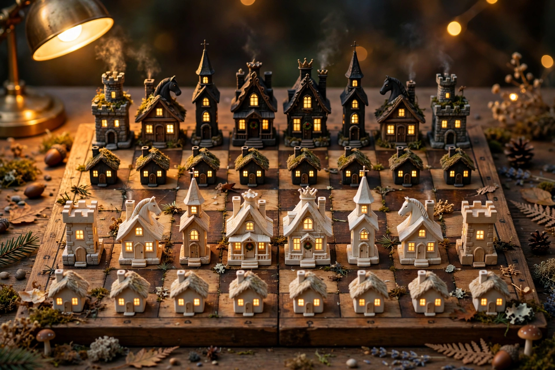 Chessboard of Tiny Houses