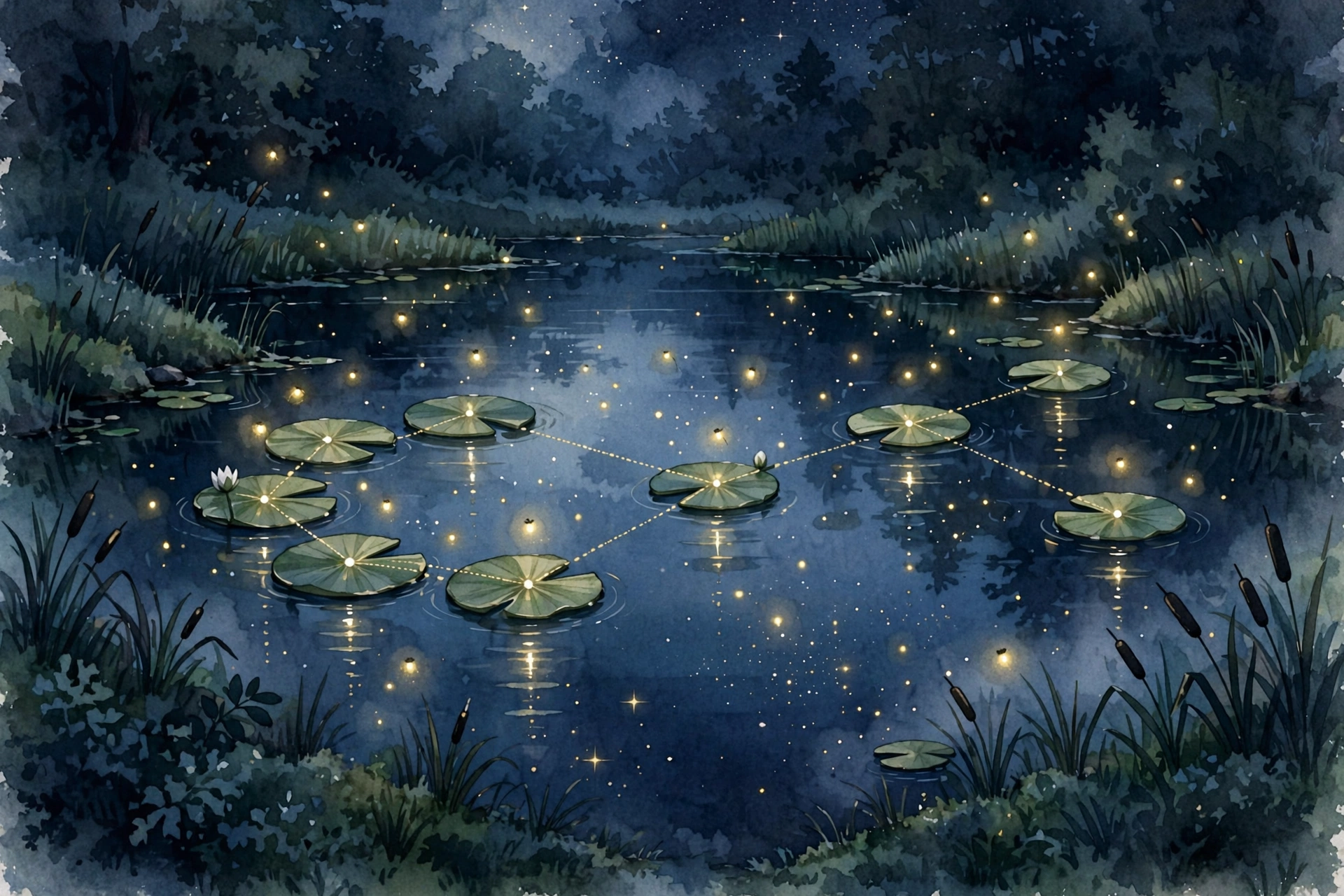 Pond of Lily-Pad Constellations