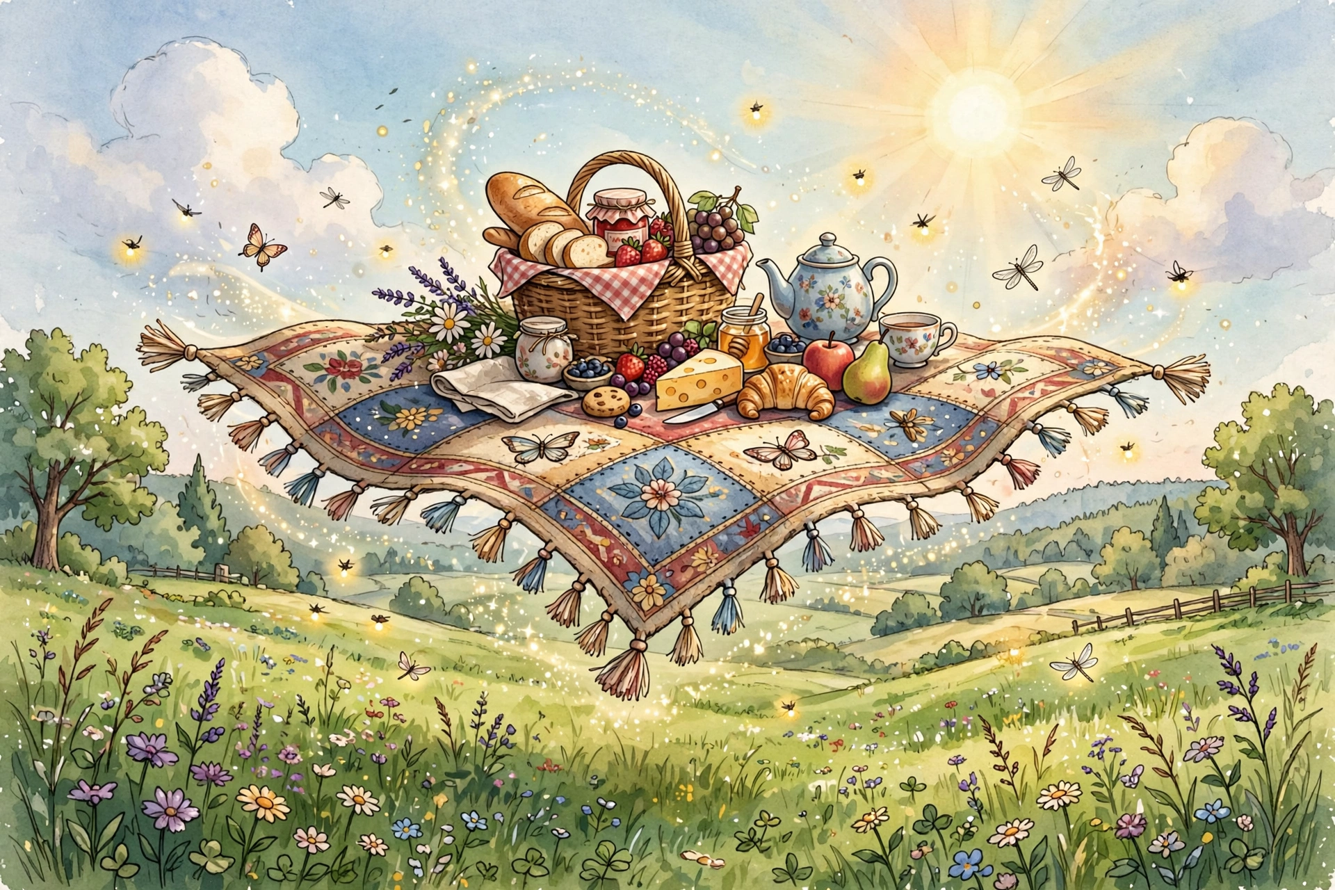 Flying Picnic Blanket