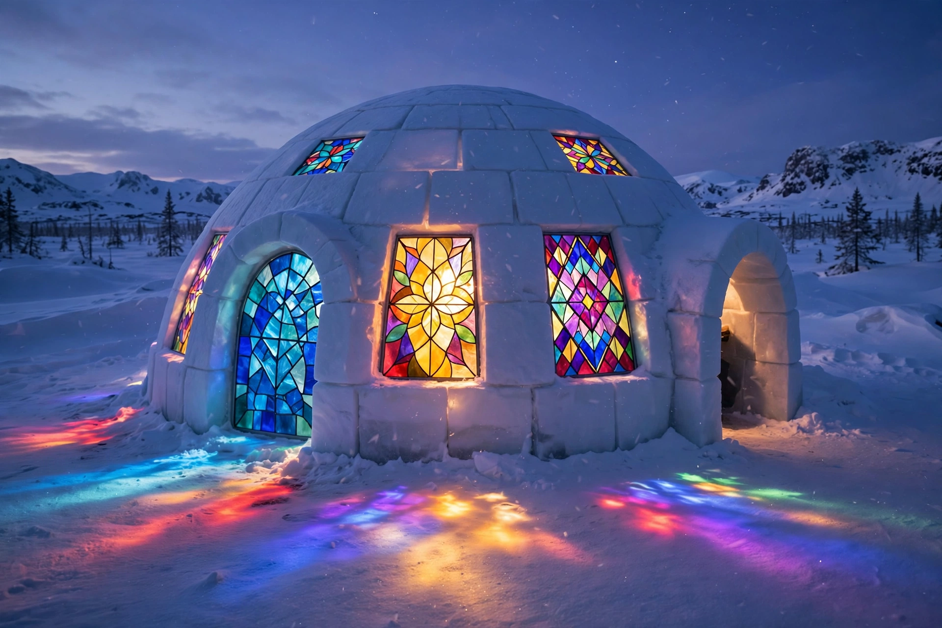 Stained Glass Igloo