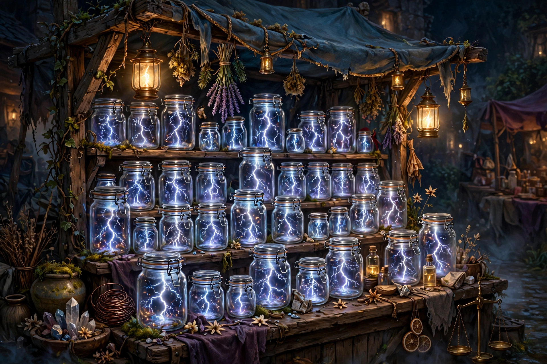 Bottled Lightning Market