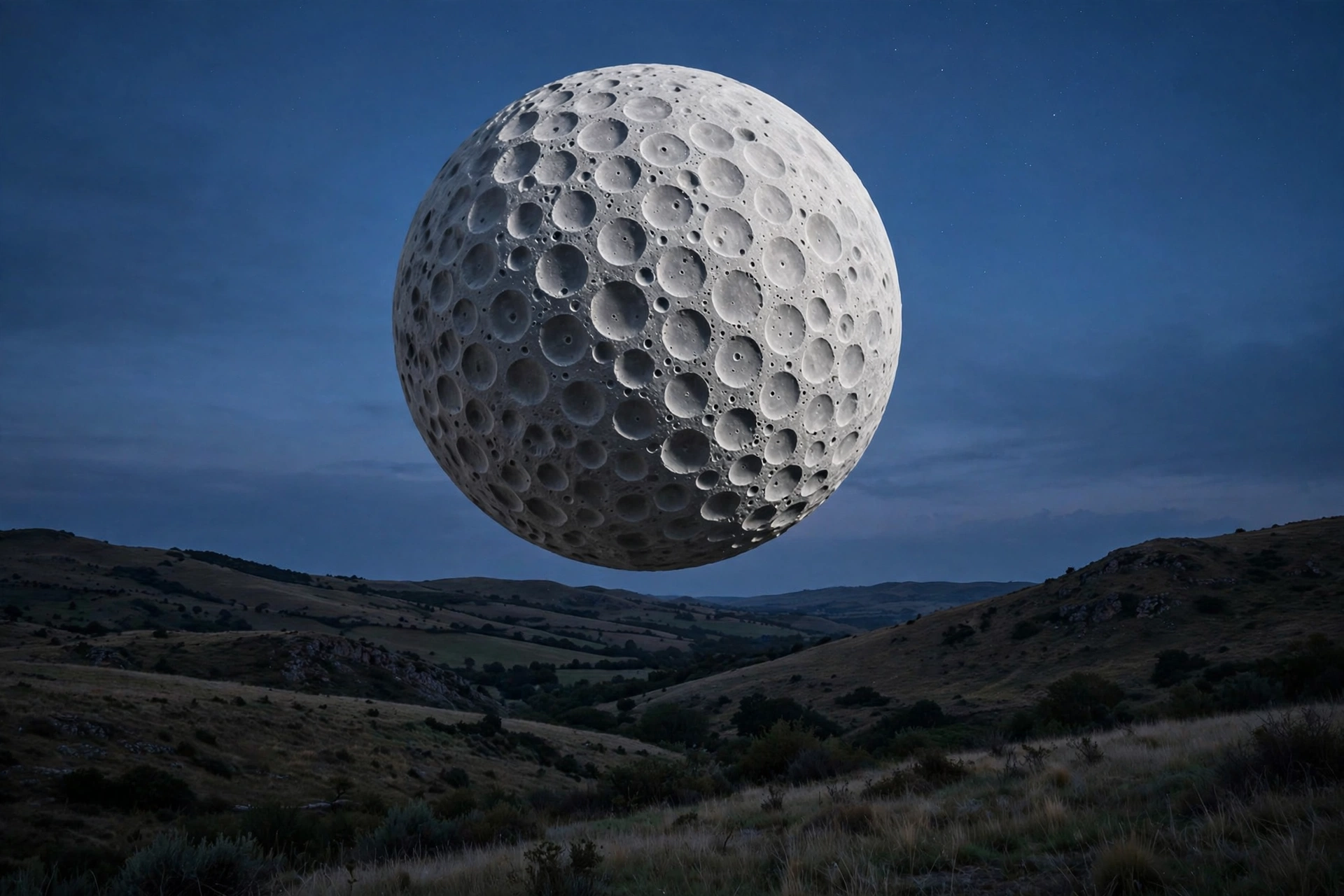 Golf Ball Moon