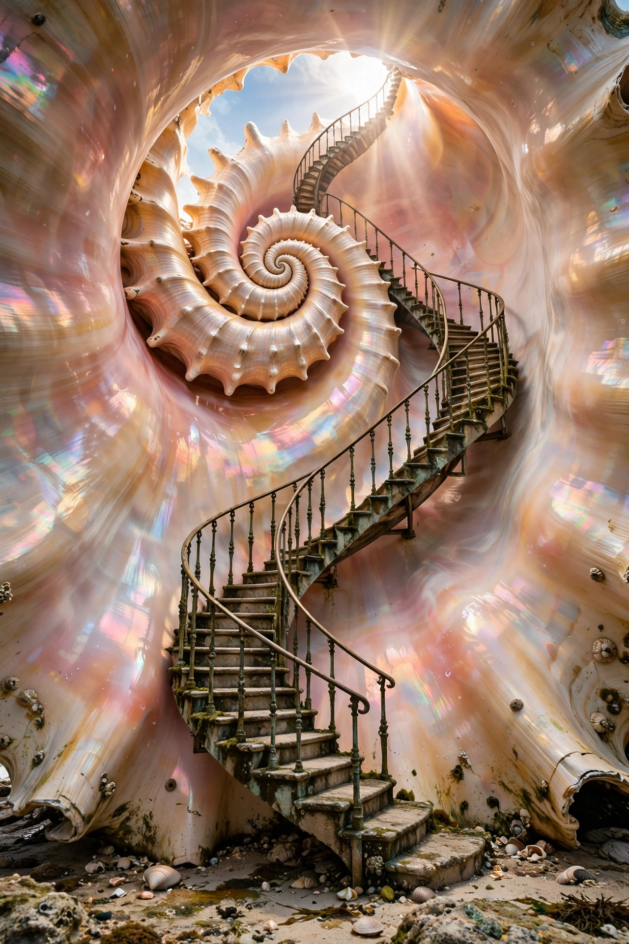 Staircase Inside a Seashell