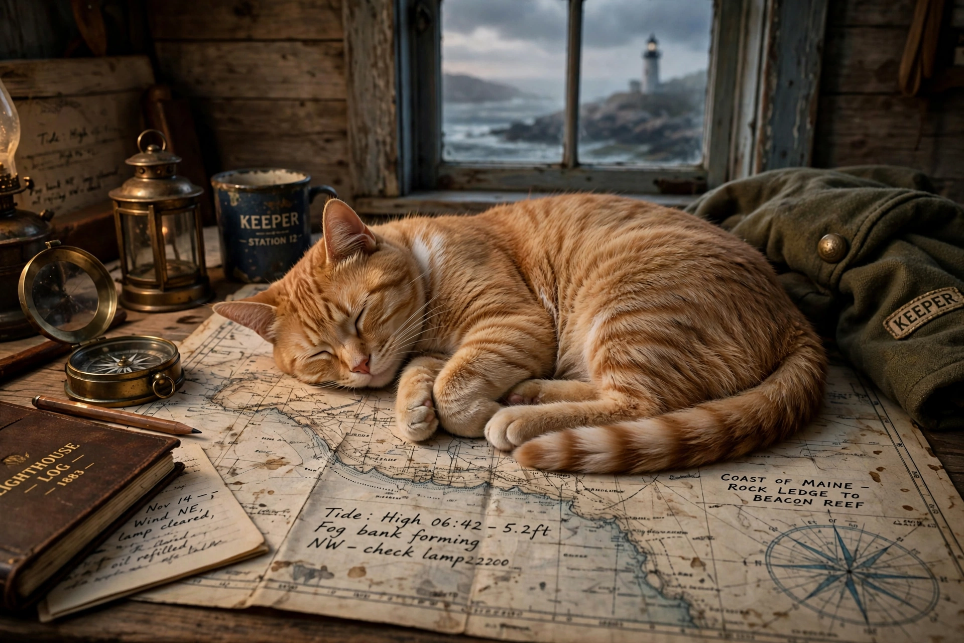 Lighthouse Keeper's Cat