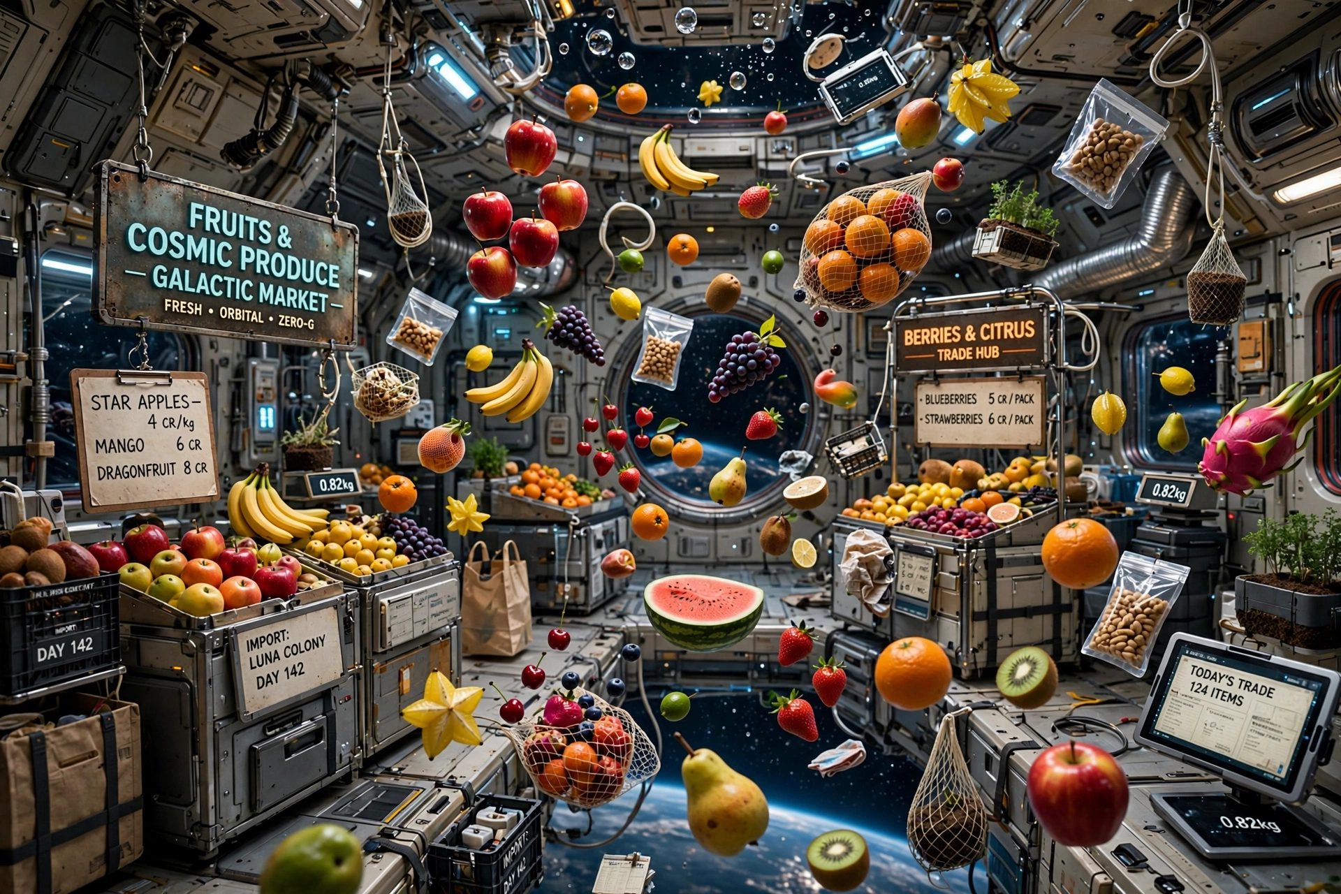 Floating Fruit Market