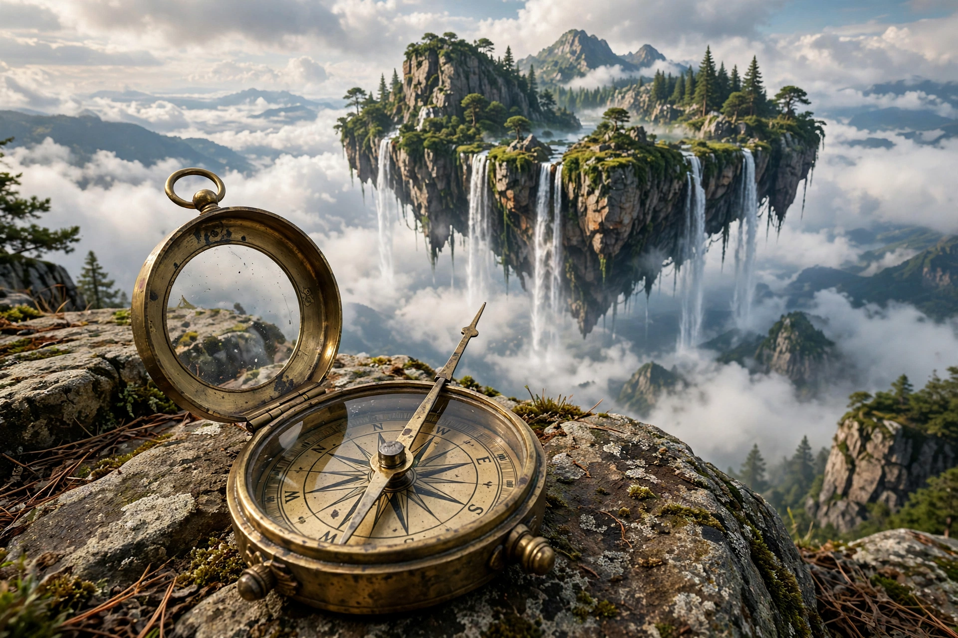 Compass and the Floating Island