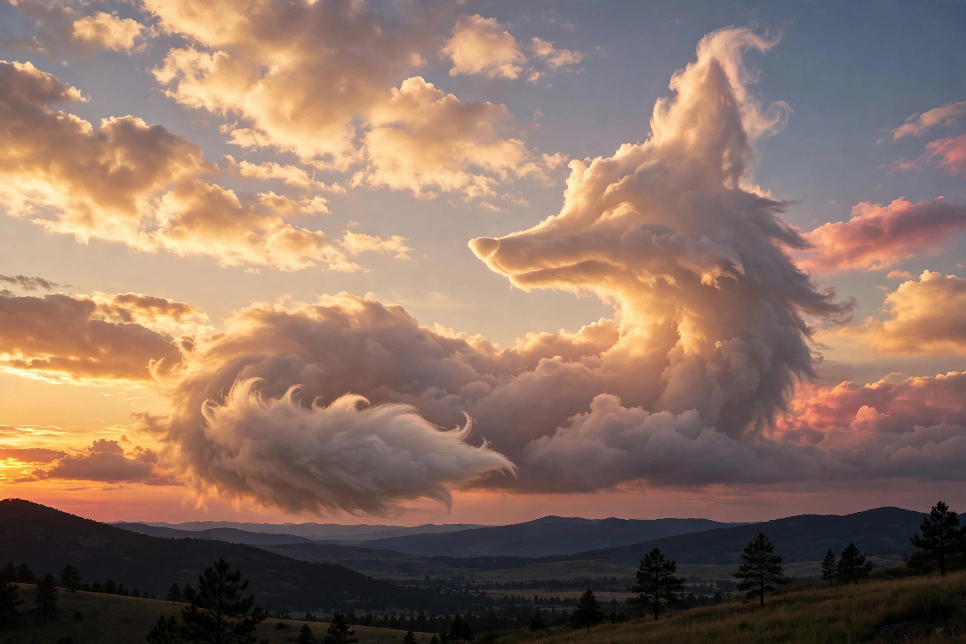 Fox Cloud at Golden Hour
