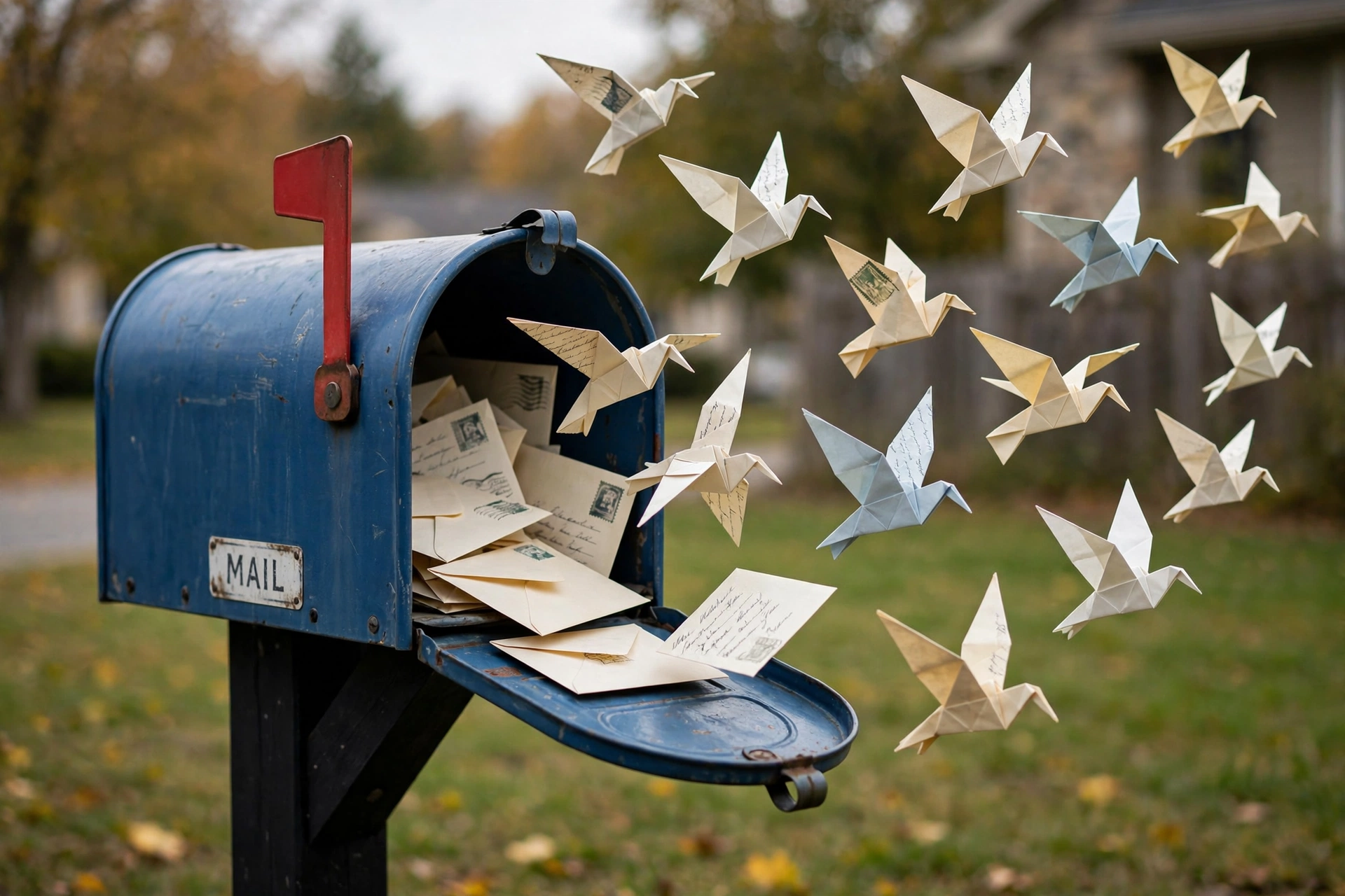 Mailbox Letters Like Birds