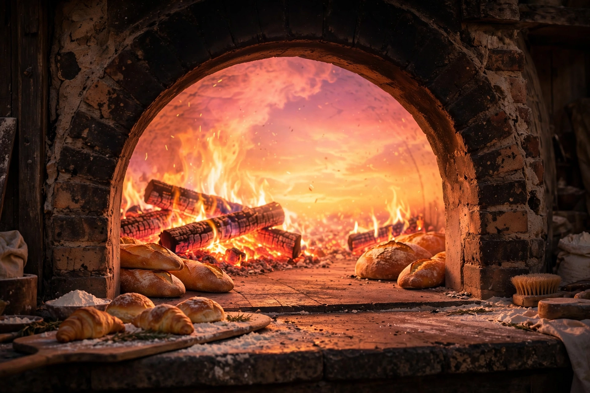Bakery Oven at Dawn