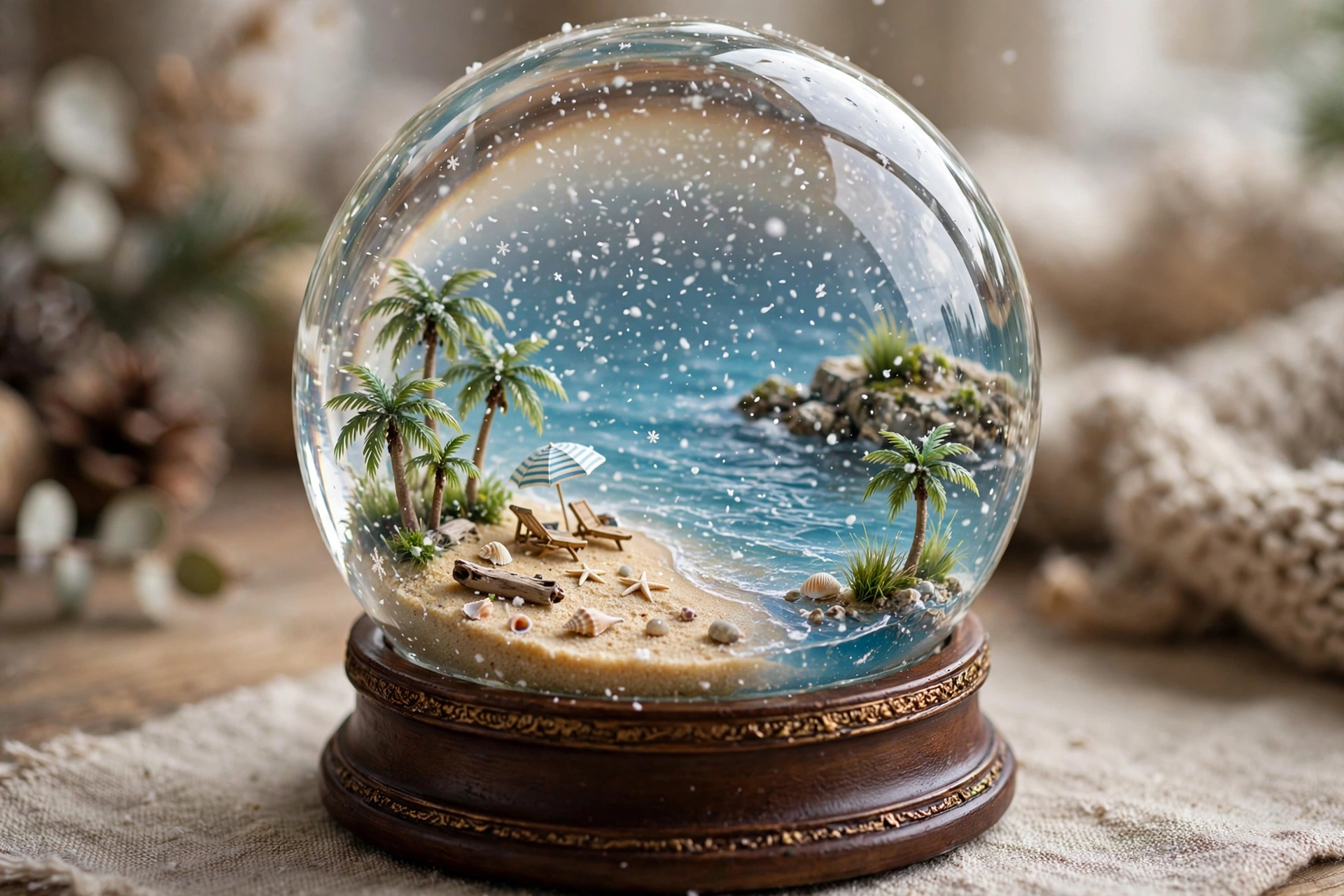 Snow Globe Beach