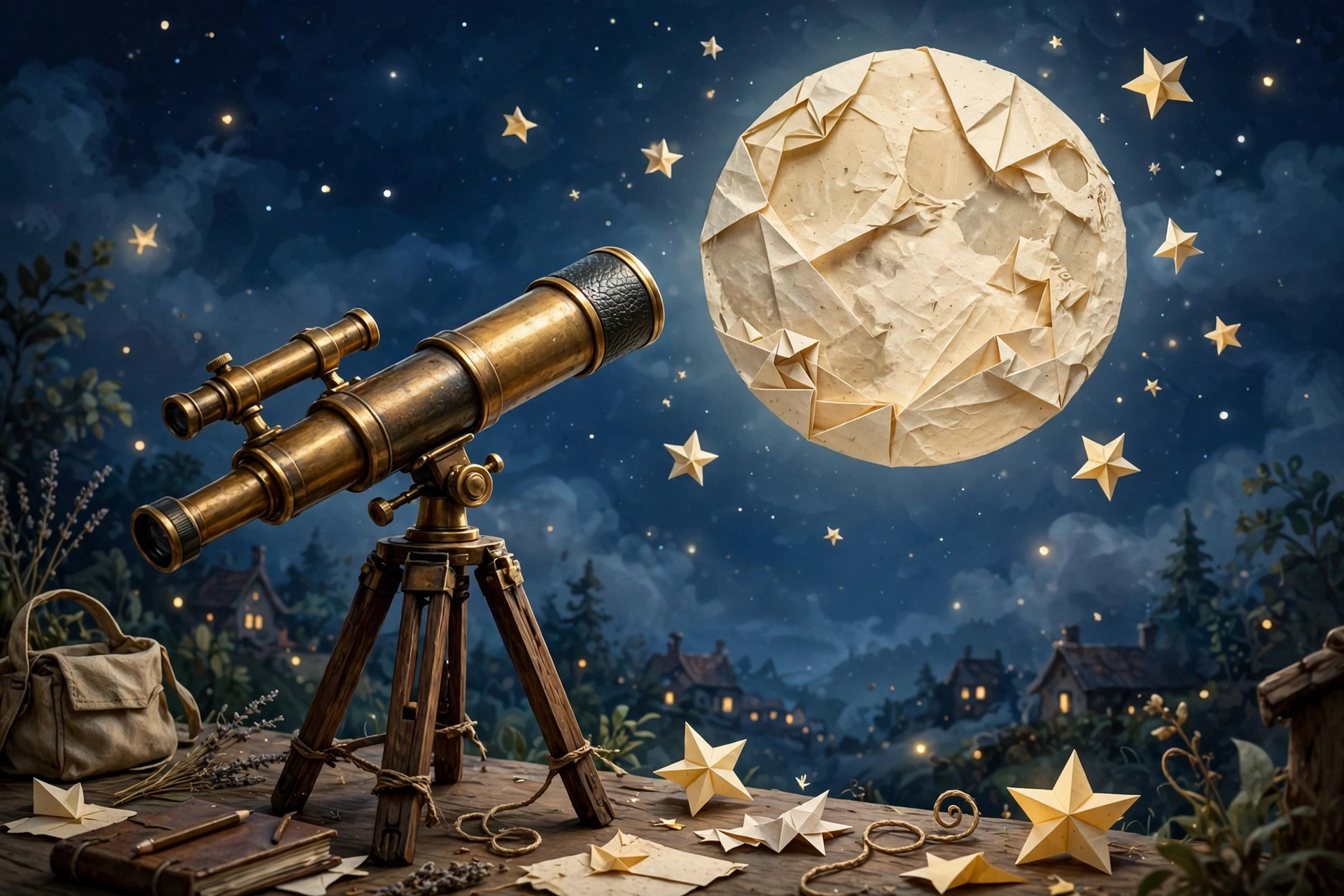 A Telescope Pointed at a Paper Moon