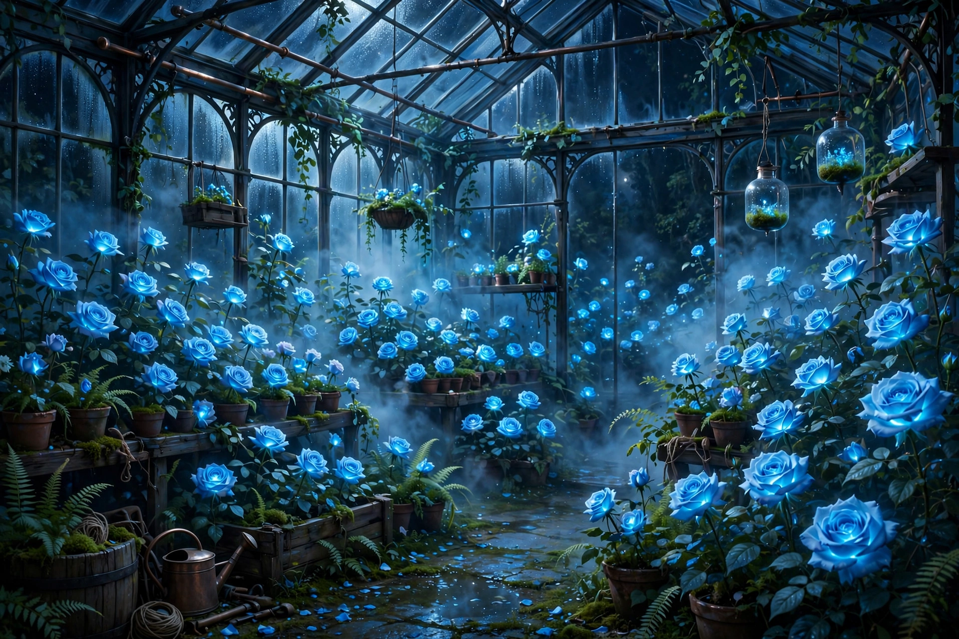 Greenhouse of Blue Roses