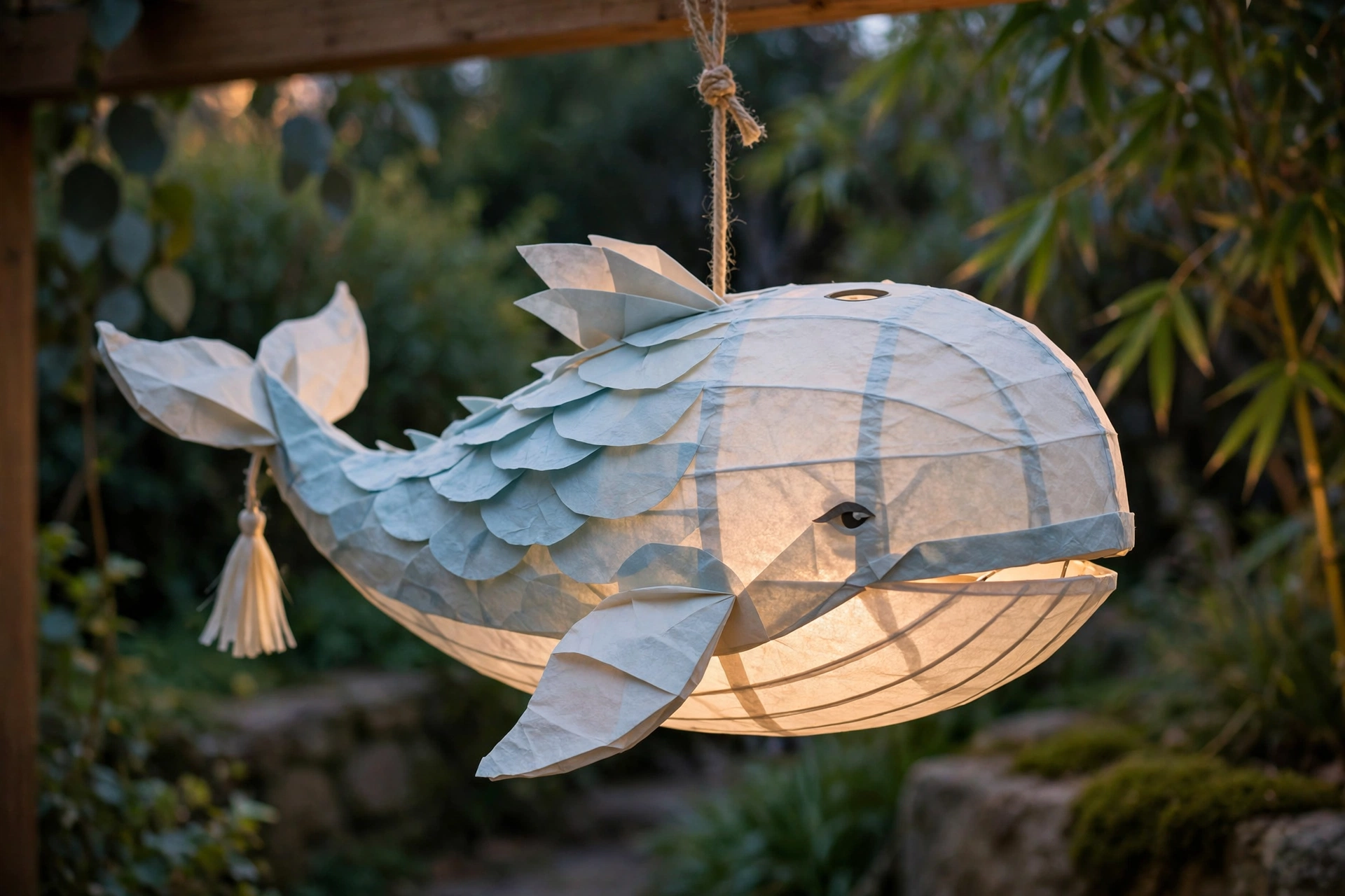Paper Whale Lantern