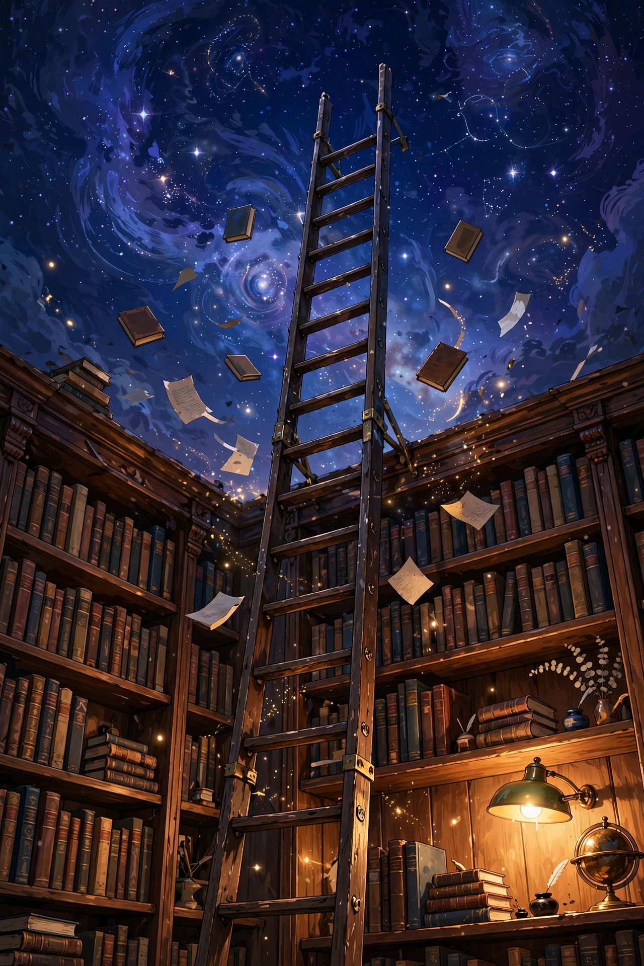 Library Ladder to the Stars
