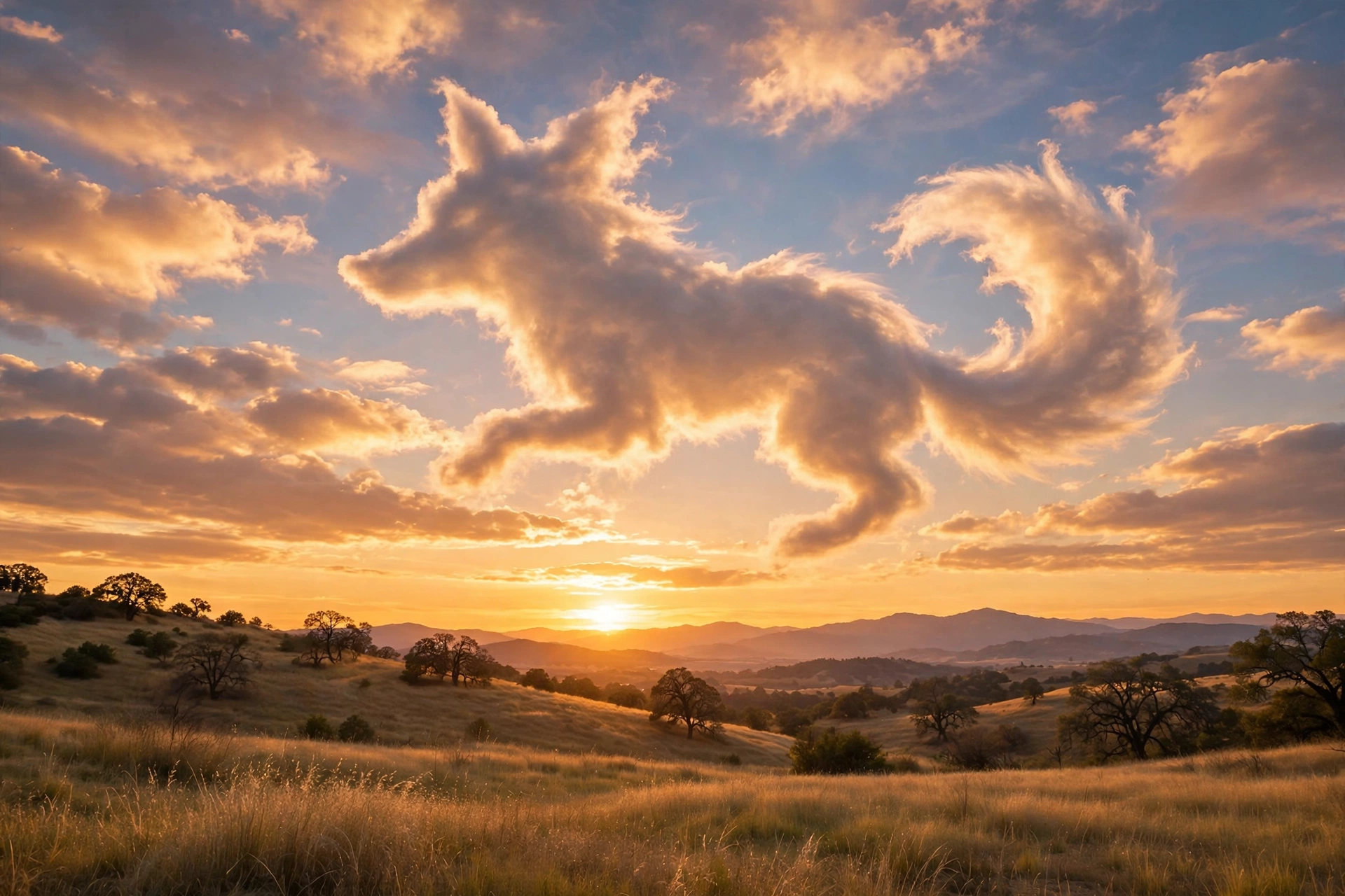 Fox Cloud at Golden Hour
